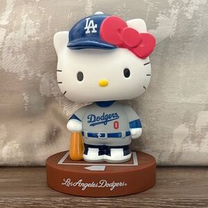 Hello Kitty Baseball Cake Topper in Blue White Red